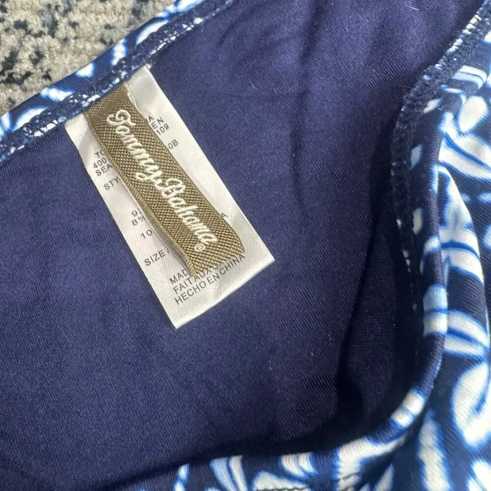 Tommy Bahama Women's Indigo Cowrie Reversible Hipster Bikini Bottom Navy XL NWT